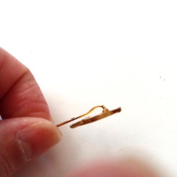 Golden Kangaroo Australia Down Under Pin Antique Pinback Retro Vintage backpack - Picture 10 of 16